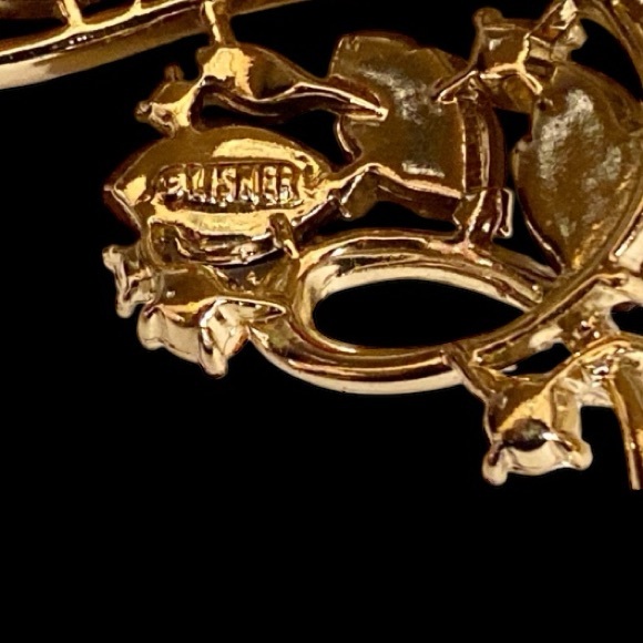 LISNER Signed Molded Jelly Lucite Brooch & Bracelet Designer Set - Vintage. - Picture 9 of 15